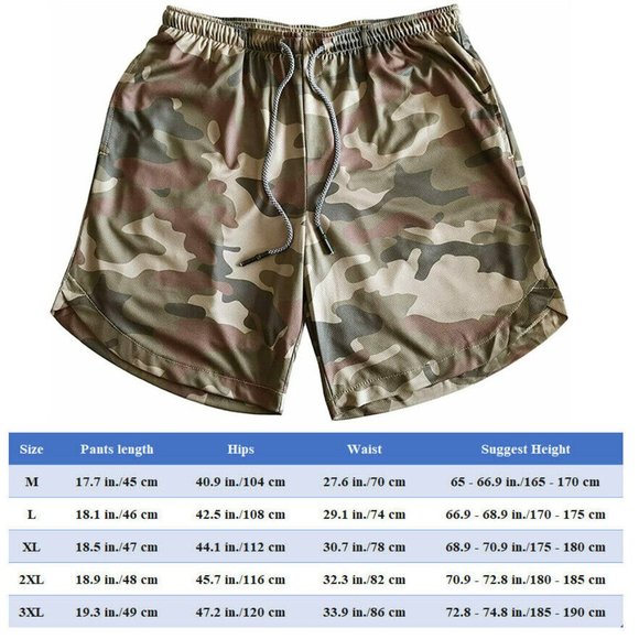 Man's Sports Training Workout Fitness Shorts Gym Pants - Picture 3 of 16